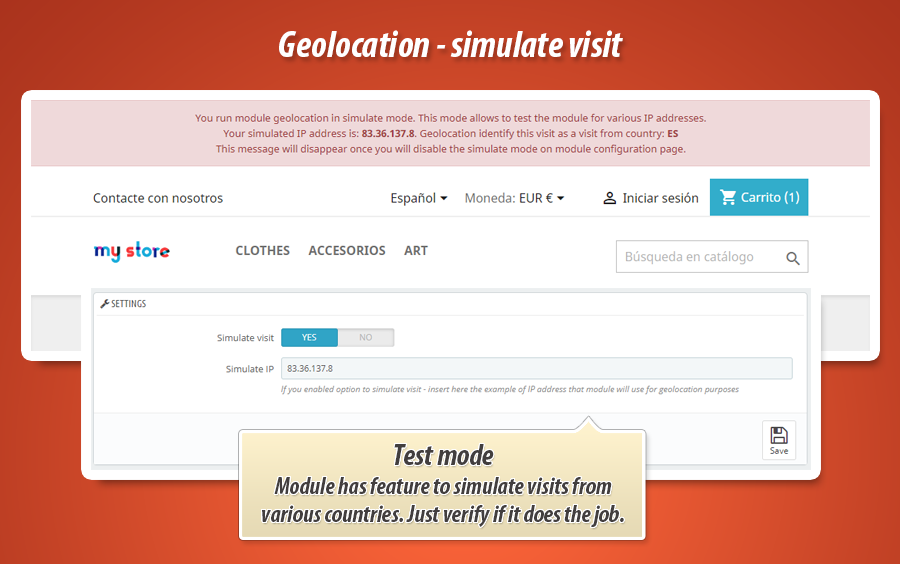 Zdjęcie 4: Geolokalizacja pro - języki i waluty dla krajów