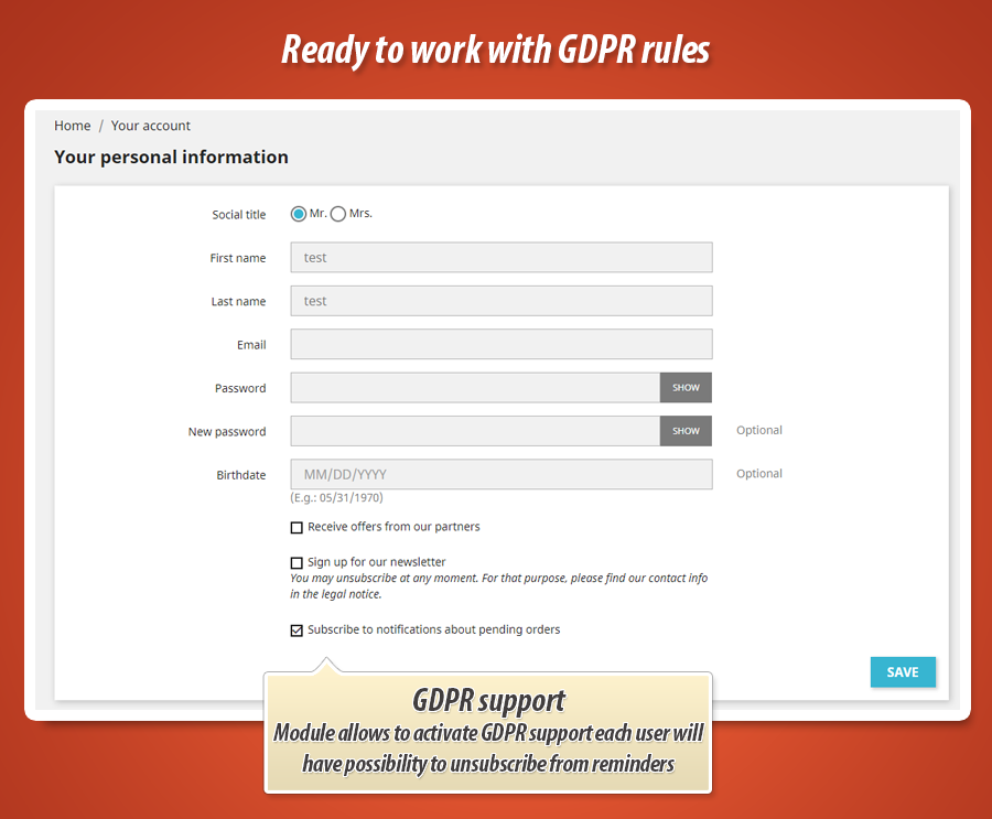 Foto 4: Enviar recordatorios sobre pedidos impagos