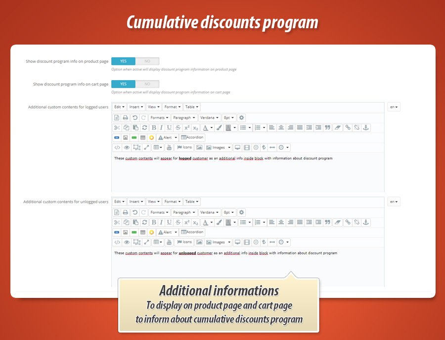 Foto 3: Sconti cumulativi