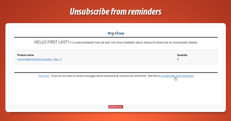 Image 1: Voucher for product comment