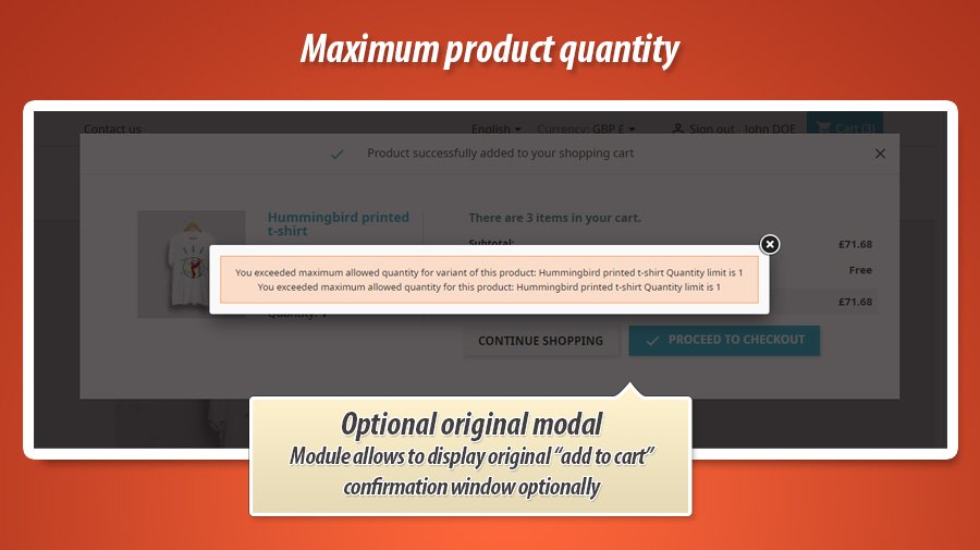 Image 4: Maximum product quantity