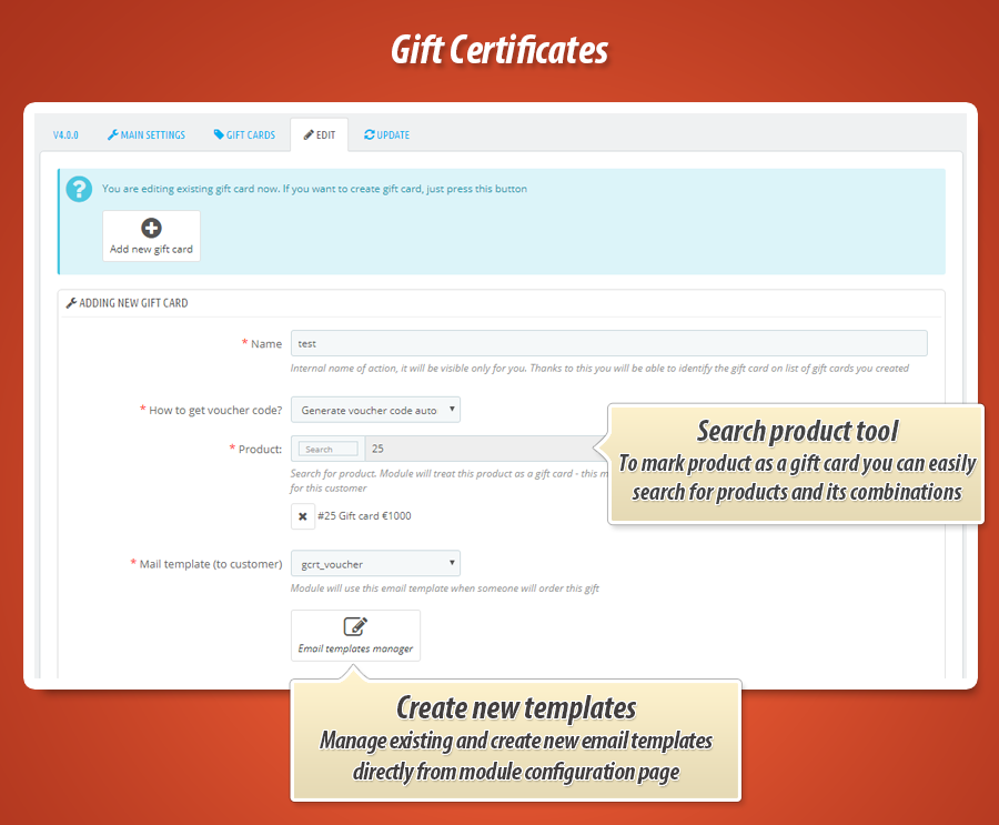 Foto 4: Tarjetas de regalo: vender códigos de cupón