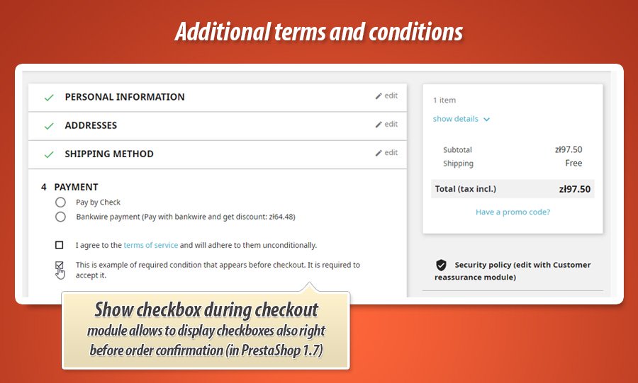 Image 3: Additional checkboxes during register