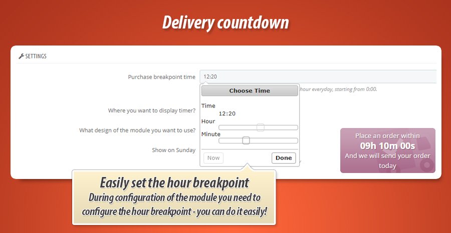 Zdjęcie 11: Odliczanie czasu do wysyłki zamówień