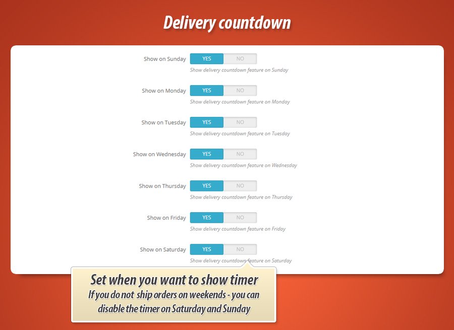 Zdjęcie 9: Odliczanie czasu do wysyłki zamówień