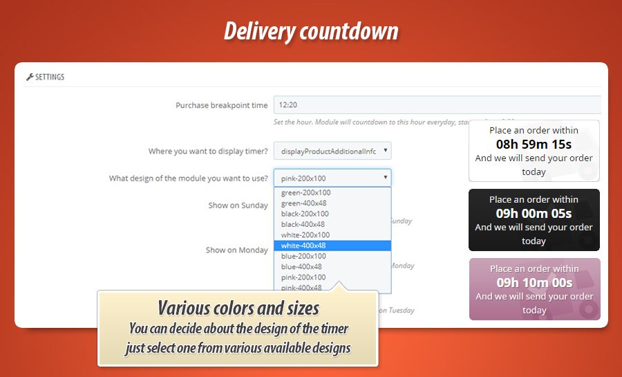 Zdjęcie 8: Odliczanie czasu do wysyłki zamówień