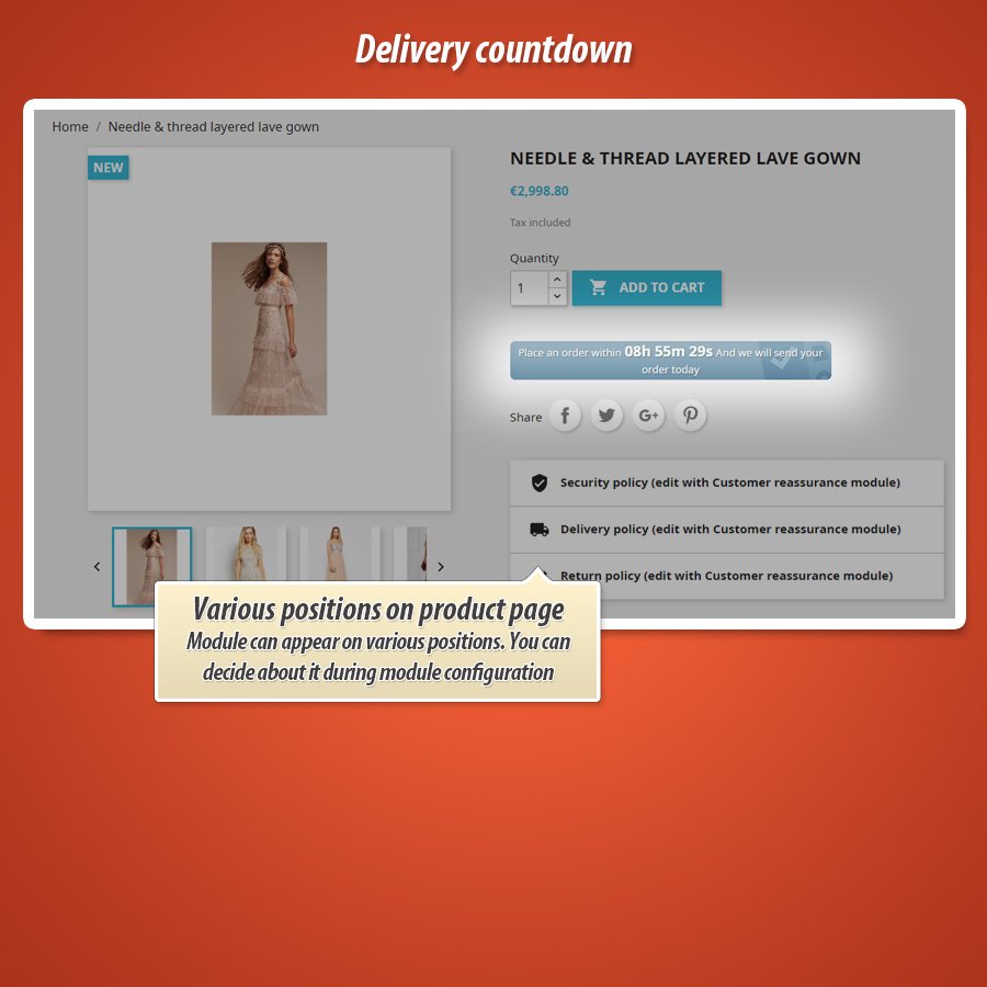 Zdjęcie 4: Odliczanie czasu do wysyłki zamówień