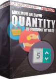 PrestaShop Maximum available product quantity to purchase by date With this module you can limit maximum allowed quantity of product that can be sold during specific ...