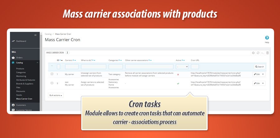 Photo 2: Attribuer transporteur en masse