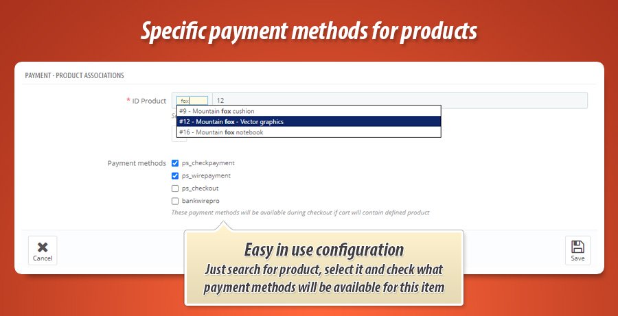 Image 4: Payment methods by products