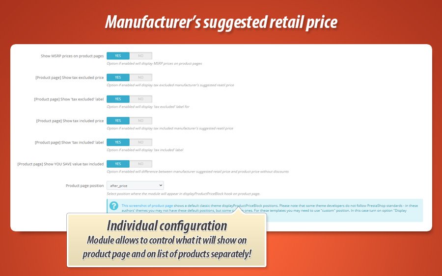 Photo 8: MSRP prix conseillé / recommandé