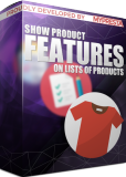 PrestaShop Product features list With this module you can display features on list of products. Feature information will appear near ...