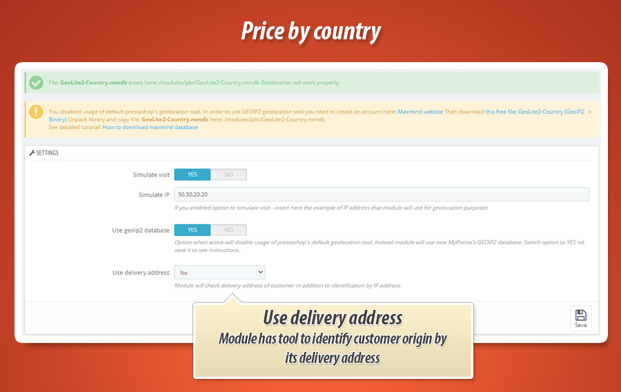 Foto 3: Preise nach Land erhöhen