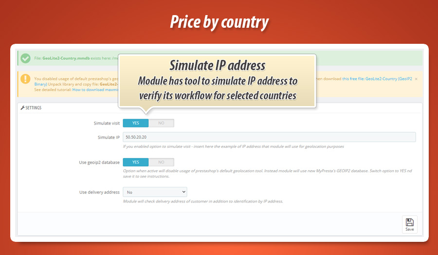 Foto 5: Preise nach Land erhöhen