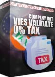 PrestaShop Validate VAT in VIES and set 0% VAT This module gives possibility to validate company VAT number in VIES system. Then - depending on val...