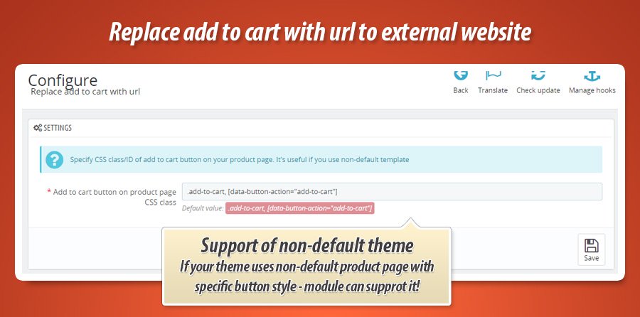 Zdjęcie 8: Podmiana dodaj do koszyka na link do strony