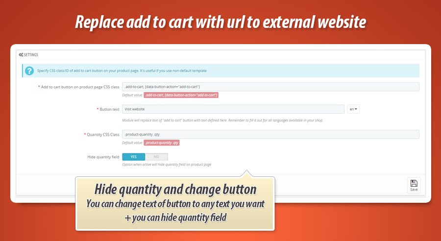 Zdjęcie 4: Podmiana dodaj do koszyka na link do strony