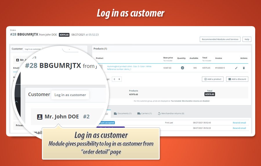 Zdjęcie 3: Zaloguj jako klient