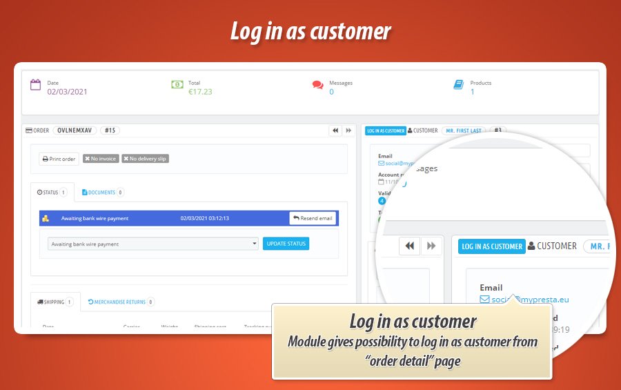 Zdjęcie 2: Zaloguj jako klient