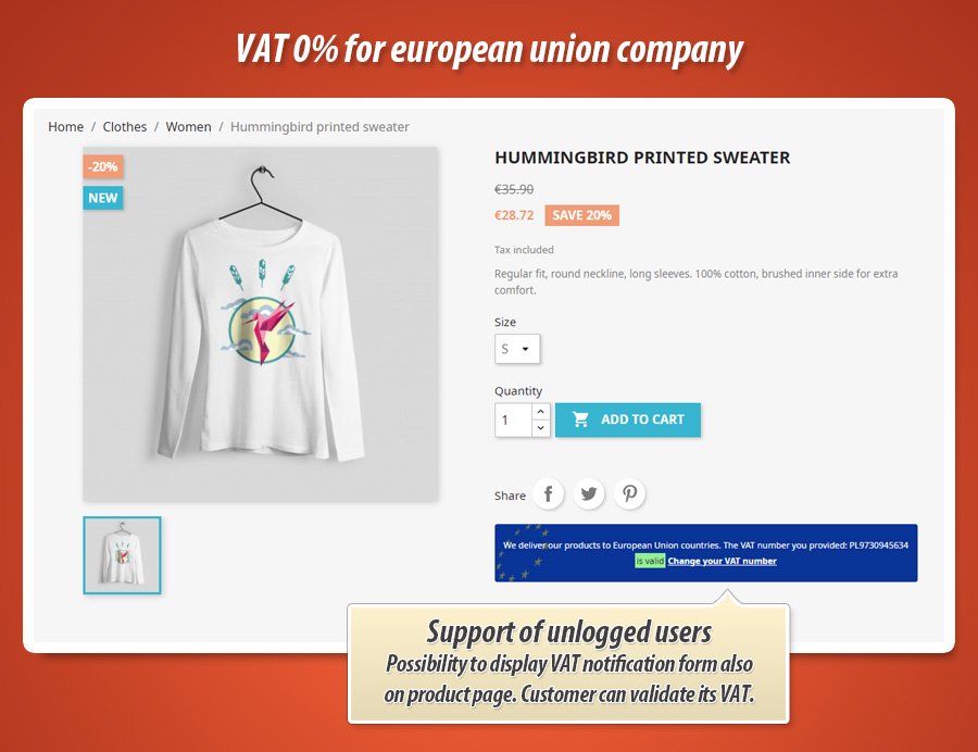 Kuva 4: Verojen tarkistus VIES -järjestelmässä ja 0 % arvonlisävero