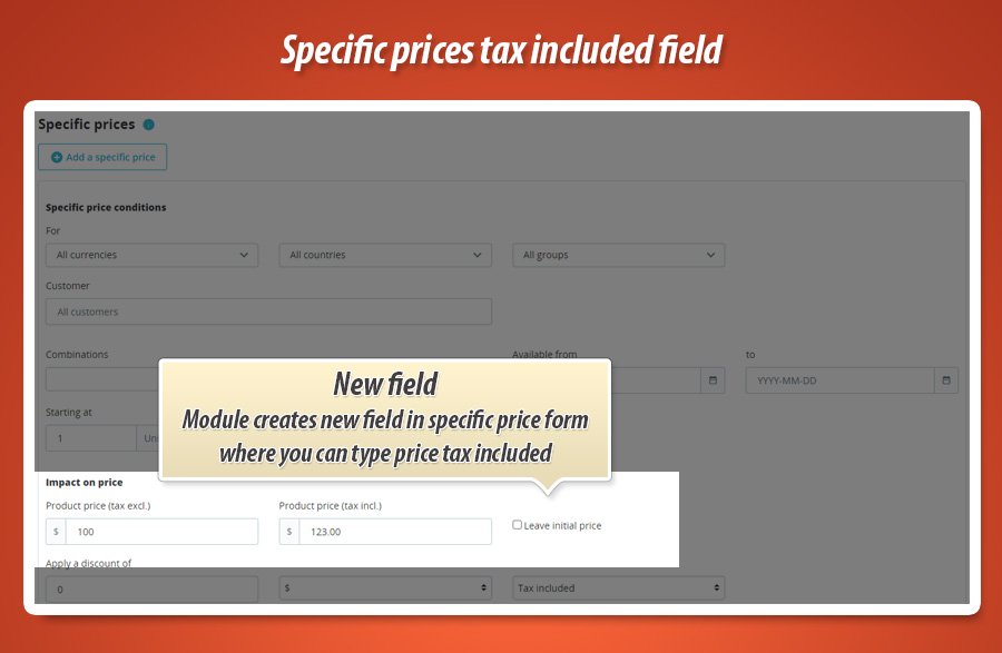 Foto 1: Spezifisches Preisfeld inkl. MwSt.