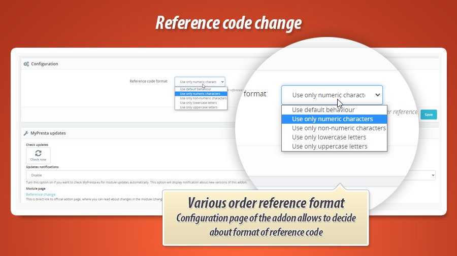 Foto 2: Cambio de referencia de pedido gratis