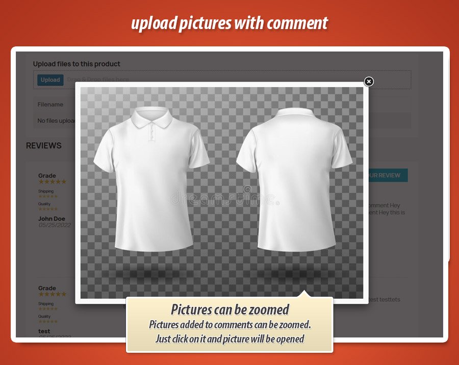 Foto 1: Anexar Imagens às Avaliações de Produtos