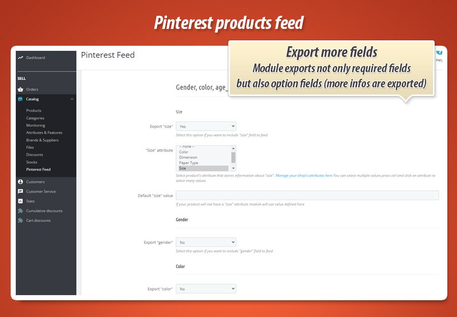 Foto 8: Pinterest products feed