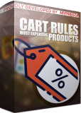 PrestaShop Cart rule for the most expensive product This module gives possibility to create cart rule that will be applied to most expensive product in ...