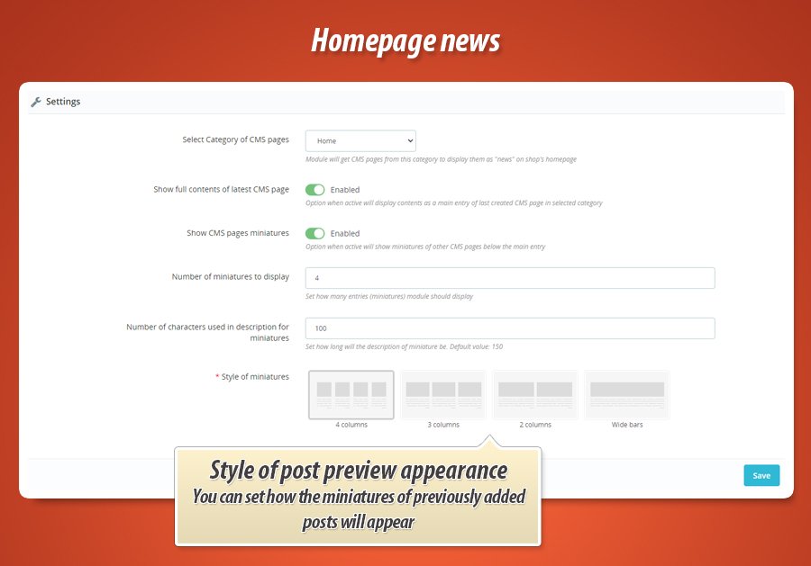 Zdjęcie 3: Newsy na stronie głównej