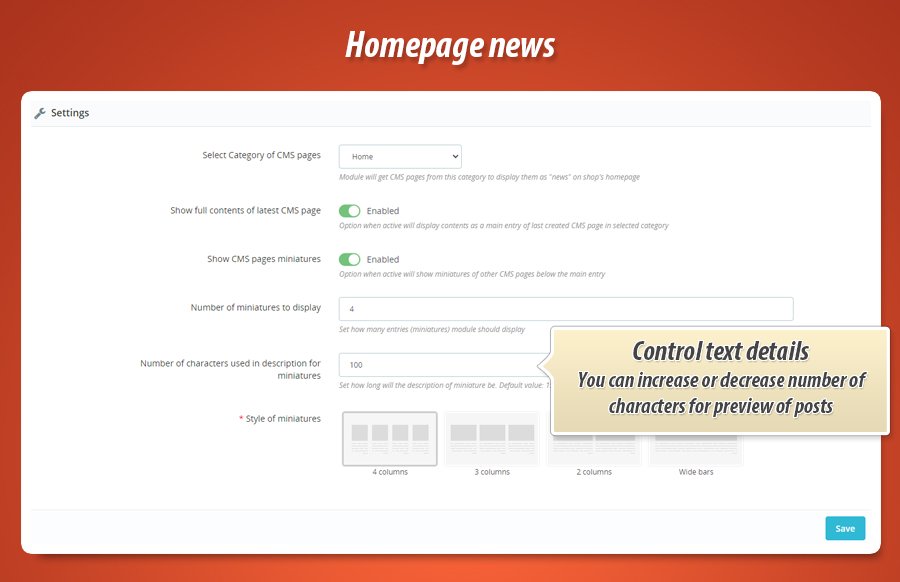 Zdjęcie 4: Newsy na stronie głównej