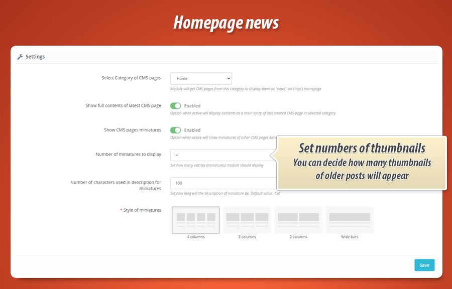 Zdjęcie 5: Newsy na stronie głównej