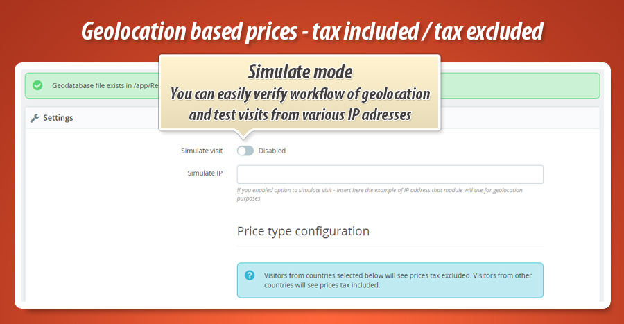 Image 2: Tax excluded prices for unlogged users by geolocation
