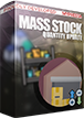 PrestaShop Mass quantity update pro With this module you can quickly change quantities of products (or combinations) in bulk. With several mouse clicks you can alter quantity of products based on various criterions like products from categories, products by brand, products by features, products by attribtues or even tax rule associations.