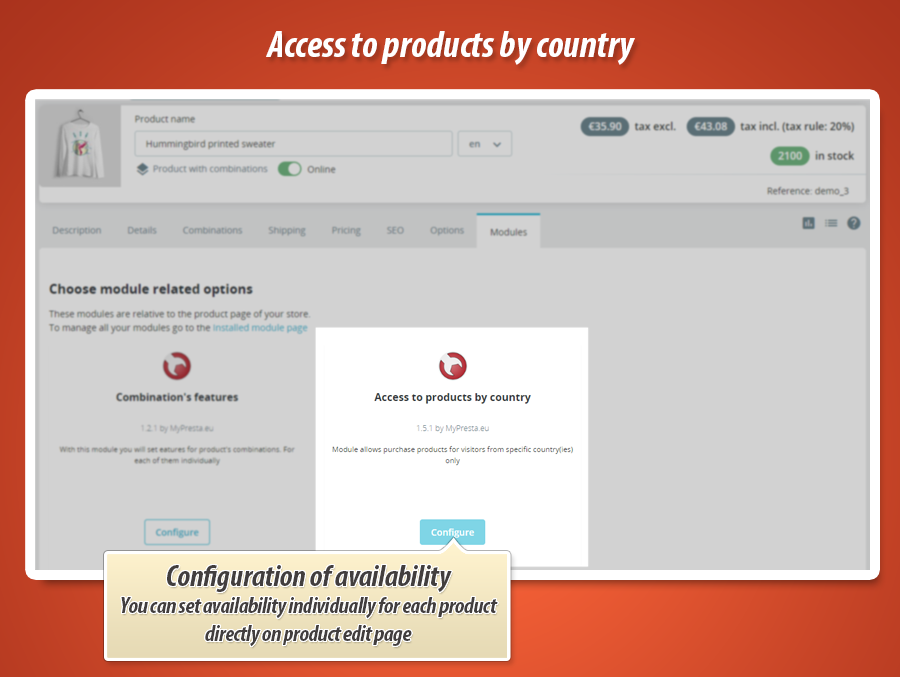 Zdjęcie 5: Dostęp do produktu z wybranych krajów