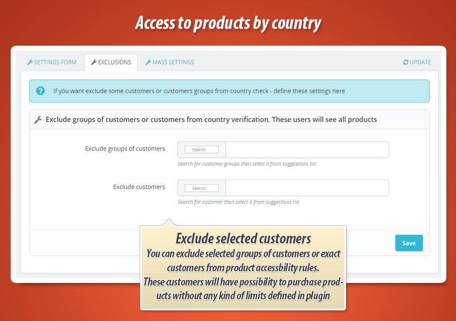 Zdjęcie 4: Dostęp do produktu z wybranych krajów