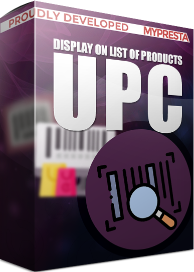 Immagine principale del modulo Filtro UPC nell elenco prodotti nel back office