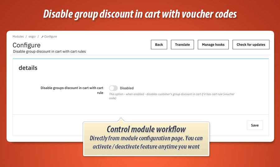 Zdjęcie 1: Wyłącz rabat grupowy w koszyku z kodem rabatowym