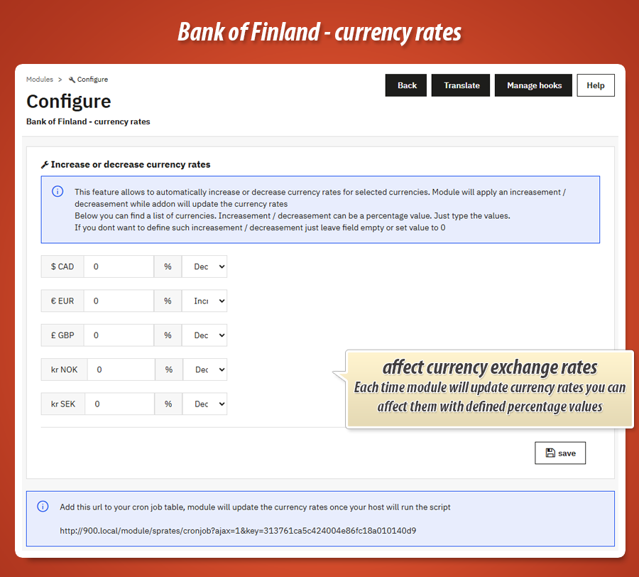 Image 1: Bank of Finland - currency exchange rates