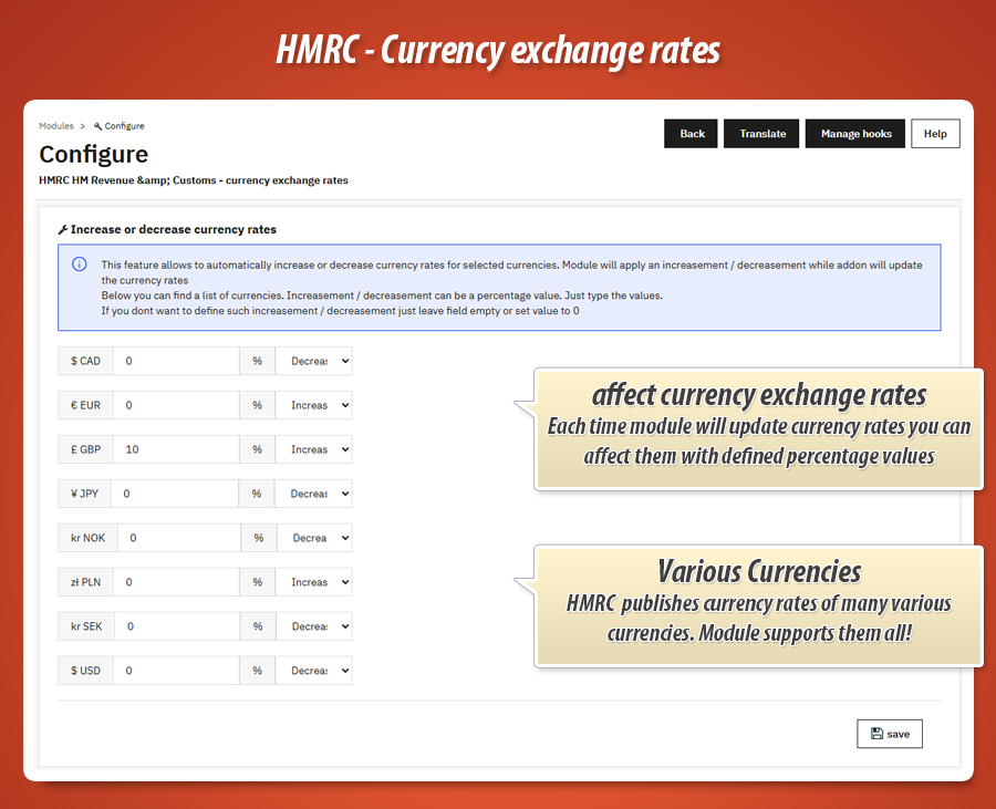 Image 1: HM Revenue & Customs (HMRC) - currency exchange rates