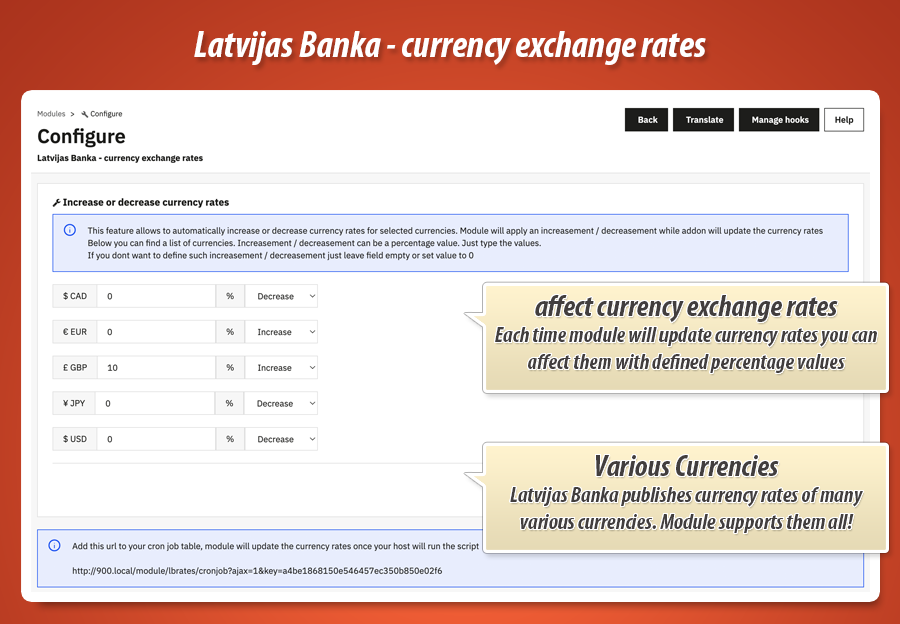 Image 1: Bank of Latvia (Latvijas Banka) - currency exchange rates