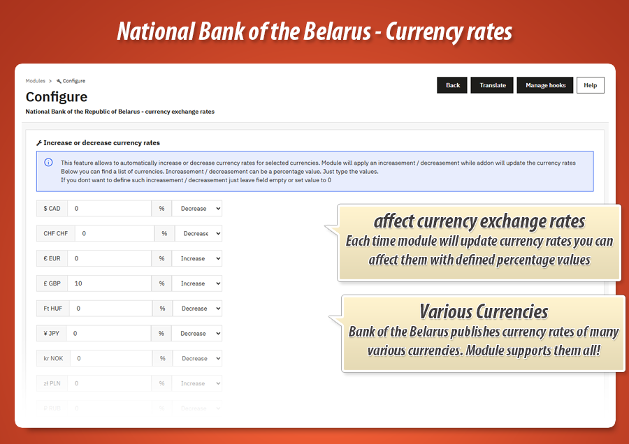 Image 1: NBRB Exchange Rates & Currency (National Bank of Belarus)
