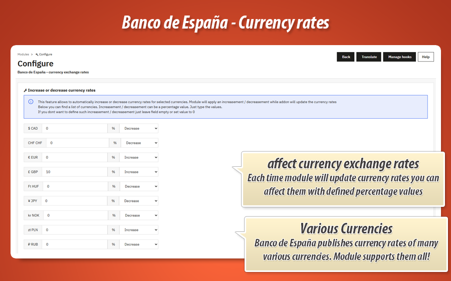 Foto 1: BdE Wechselkurse (Bank von Spanien)