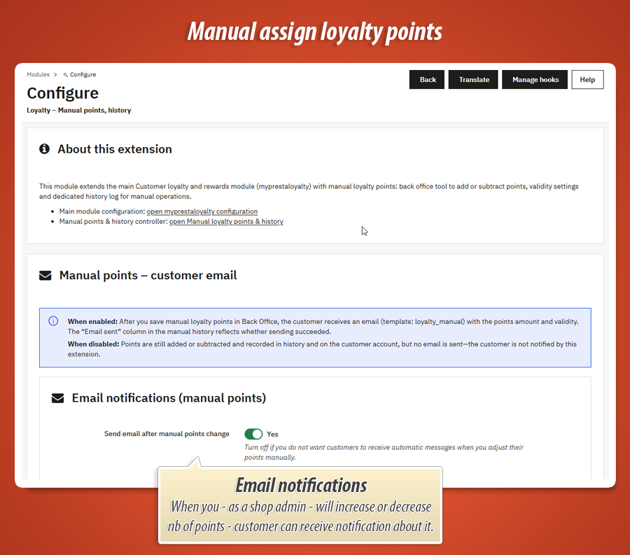 Image 3: Manual Loyalty Points & History
