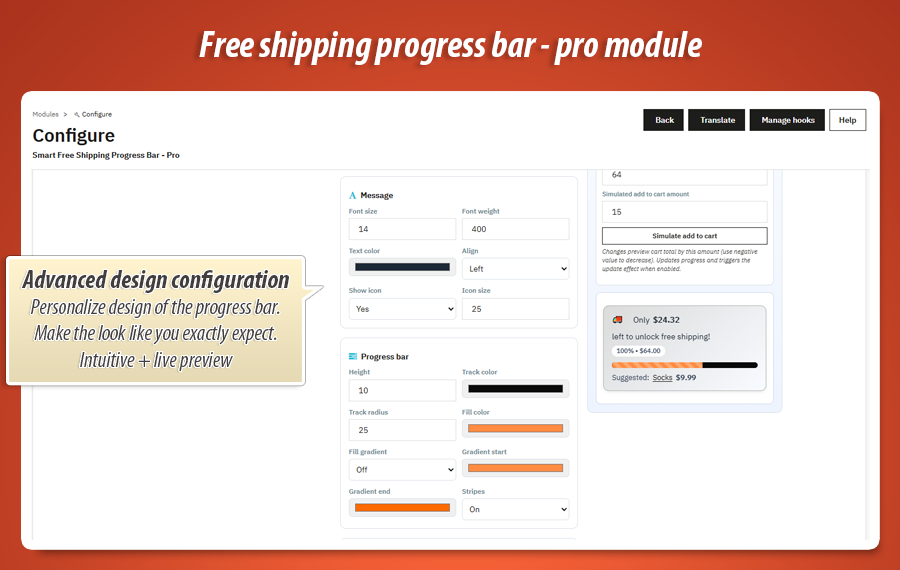 Image 5: Free Shipping Progress Bar Pro