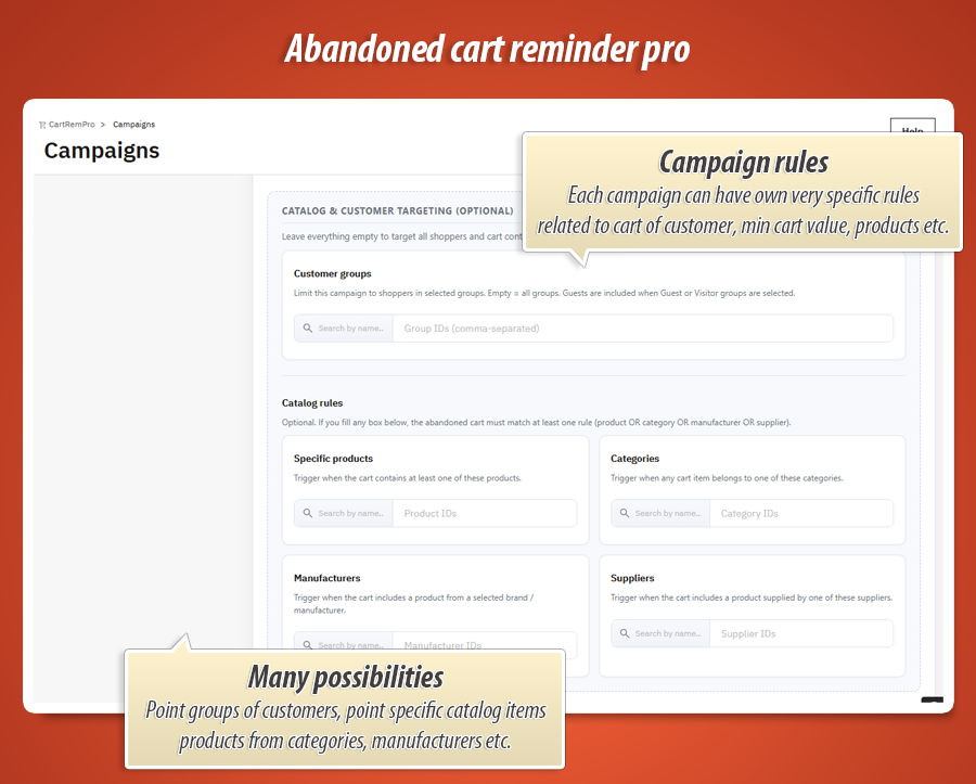 Foto 15: Abandoned Cart Reminder Pro – Drip-E-Mails, Rabattcodes & ROI