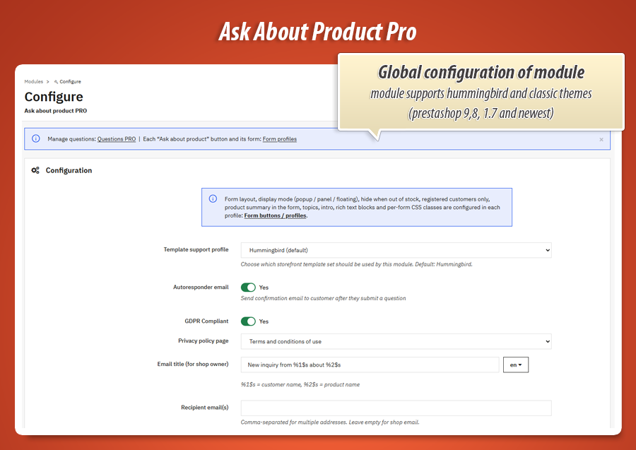 Foto 21: Vraag over product - contactformulieren pro