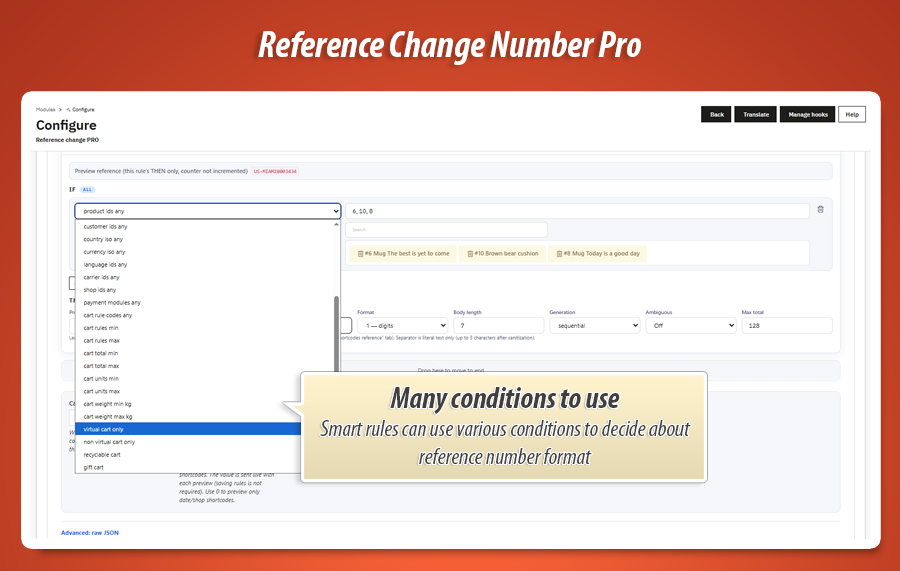 Foto 6: Bestellreferenz-Generator PRO