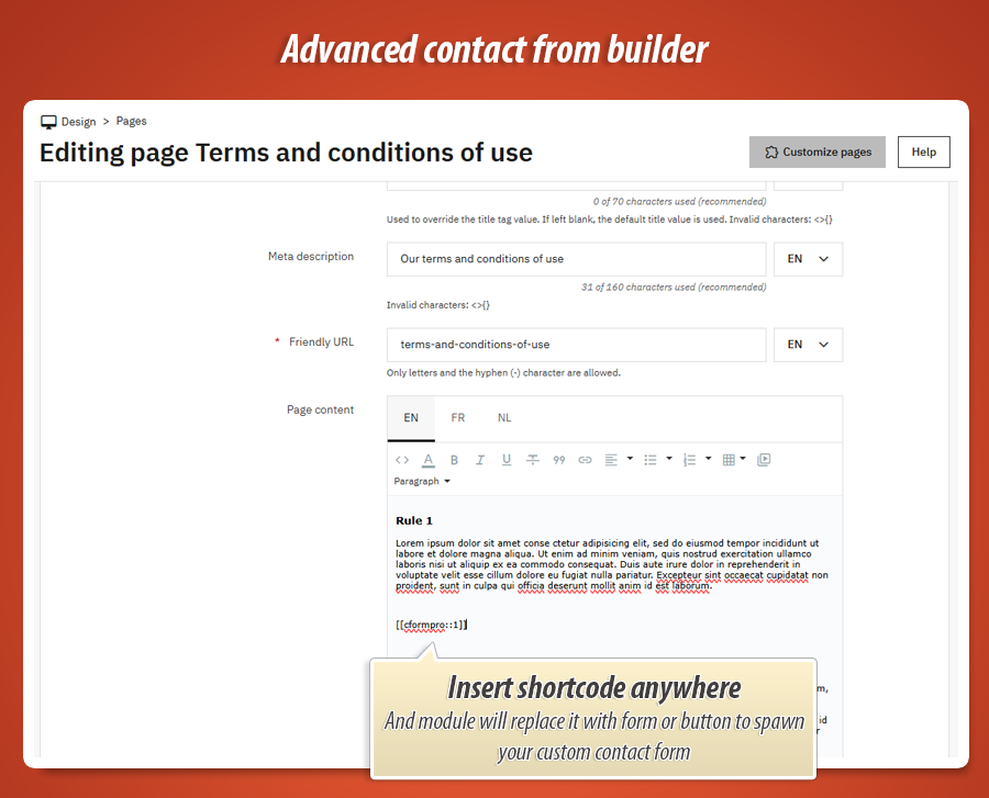Foto 6: Geavanceerde Contactformulier Bouwer