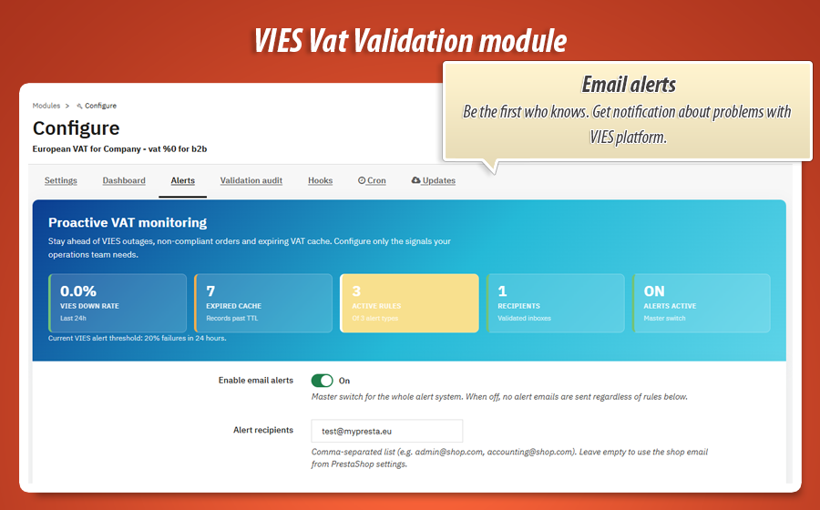 Image 6: Validate VAT in VIES and set 0% VAT